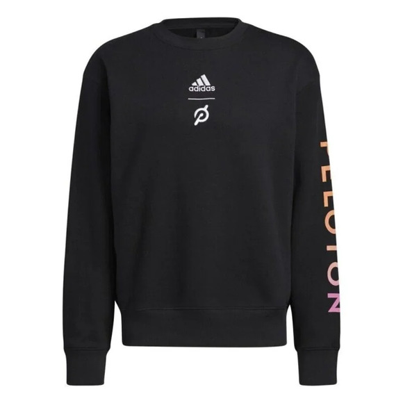 Adidas x Peloton Performance Go Retro Crewneck Sweater Size XL Black Women’s - Picture 1 of 11
